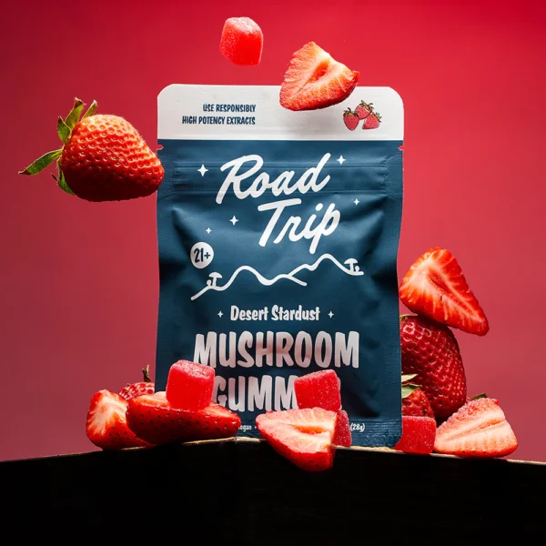 Road Trip Gummies DESERT STARDUST MUSHROOM GUMMIES - STRAWBERRY