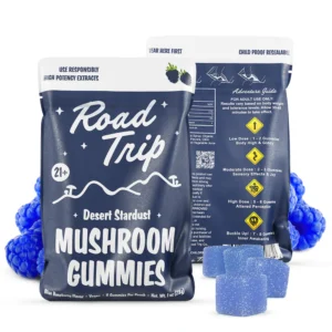 Road Trip Gummies DESERT STARDUST MUSHROOM GUMMIES - BLUE RASPBERRY