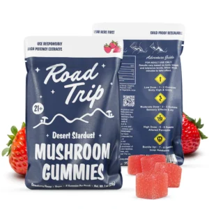 Road Trip Gummies DESERT STARDUST MUSHROOM GUMMIES - STRAWBERRY