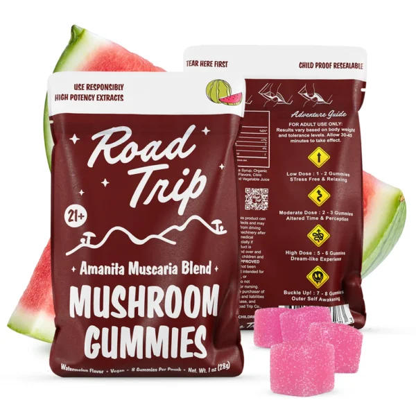 Road Trip Gummies AMANITA MUSCARIA MUSHROOM GUMMIES - WATERMELON