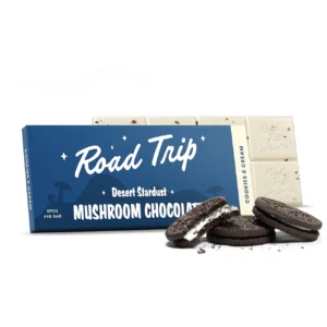 Road Trip Gummies Desert Stardust Magic Mushroom Chocolate Bar - Cookies & Cream
