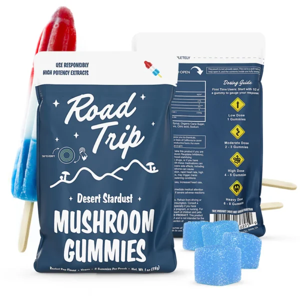 Road Trip Gummies DESERT STARDUST MUSHROOM GUMMIES - ROCKET POP