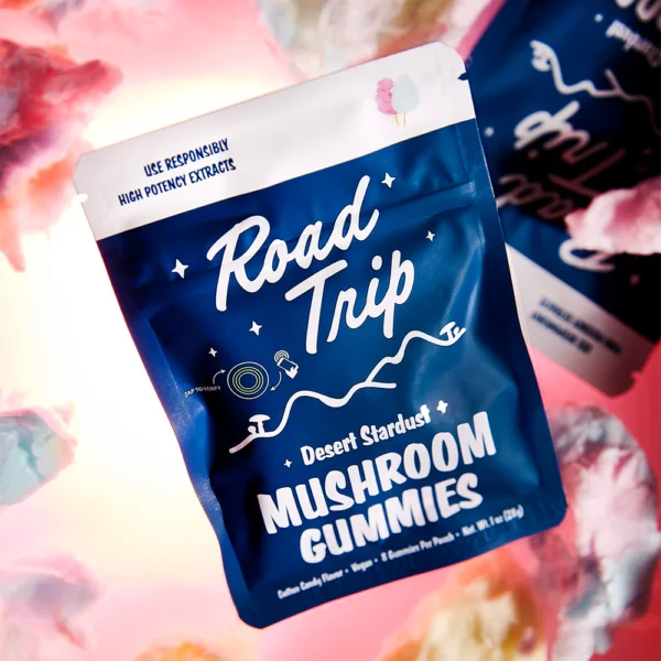 Road Trip Gummies DESERT STARDUST MUSHROOM GUMMIES - COTTON CANDY